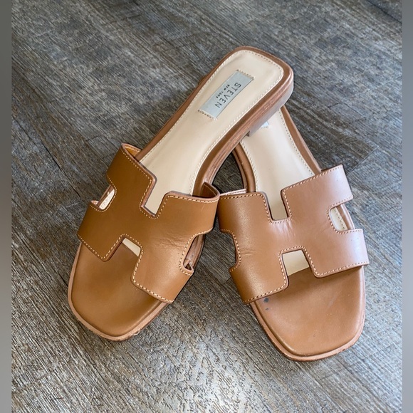 Steve Madden Shoes - Steve Madden HADYN COGNAC LEATHER Sandals